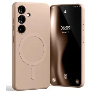 Hurtownia GSM - Carcasa Semi-Siliconă Mercury MagSafe pentru Samsung Galaxy S24 roz nisipos - MCR270 - {ean13} - Hurt