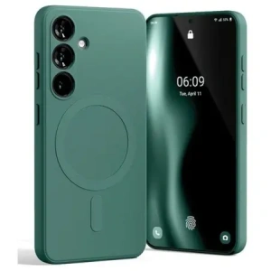 Hurtownia GSM - Husa Semi-Siliconă Mercury MagSafe pentru Samsung Galaxy S24 verde - MCR271 - {ean13} - Hurt