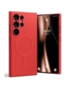 Wholesale Mercury MagSafe Semi-Silicone Case Samsung Galaxy S24 Ultra red - MCR273 - {ean13} - Hurt