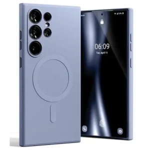 Wholesale Mercury MagSafe Semi-Silicone Case Samsung Galaxy S24 Ultra lavender - MCR274 - {ean13} - Hurt