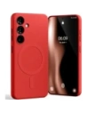 Mercury MagSafe Semi-Silicone Case Samsung Galaxy S25 red