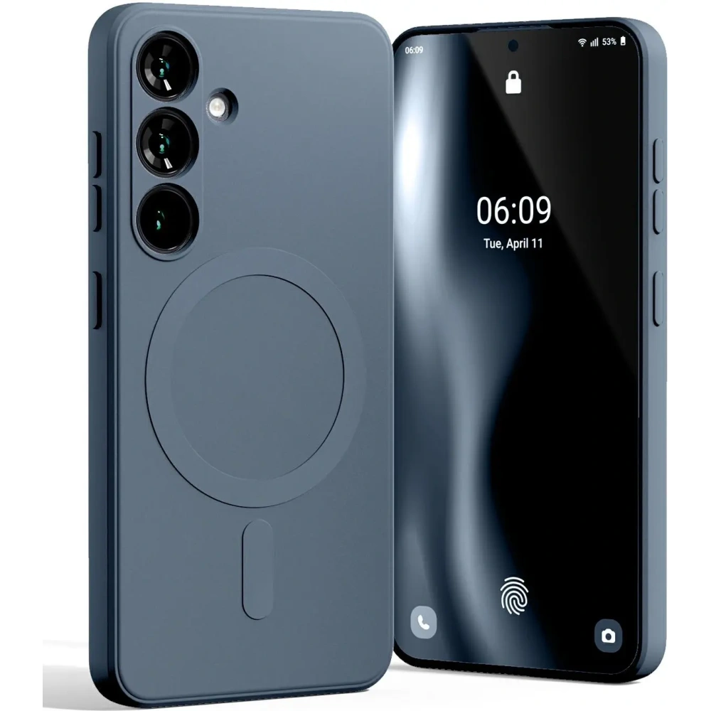 Hurtownia GSM - Mercury MagSafe Polosilikonový kryt pro Samsung Galaxy S25 tmavě modrý - MCR281 - {ean13} - Hurt