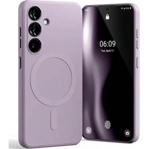 Hurtownia GSM - Carcasă Semi-Silicon Mercury MagSafe pentru Samsung Galaxy S25, violet lila - MCR284 - {ean13} - Hurt