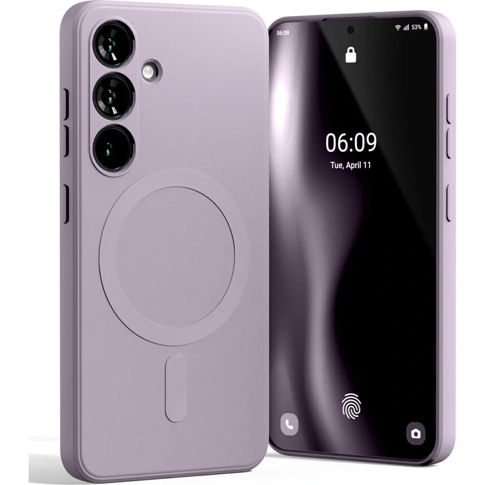 Hurtownia GSM - Carcasă Semi-Silicon Mercury MagSafe pentru Samsung Galaxy S25, violet lila - MCR284 - {ean13} - Hurt