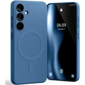 Wholesale Mercury MagSafe Semi-Silicone Case Samsung Galaxy S25 blue - MCR285 - {ean13} - Hurt