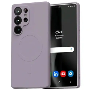 Hurtownia GSM - Mercury MagSafe Polosilikonový kryt pro Samsung Galaxy S25 Ultra fialkově purpurový - MCR293 - {ean13} - Hurt