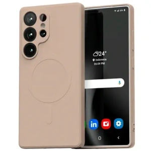 Hurtownia GSM - Mercury MagSafe Polosilikonový kryt Samsung Galaxy S25 Ultra růžový písečný - MCR295 - {ean13} - Hurt