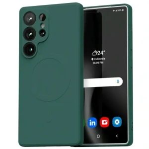 Wholesale Mercury MagSafe Semi-Silicone Case Samsung Galaxy S25 Ultra green - MCR296 - {ean13} - Hurt