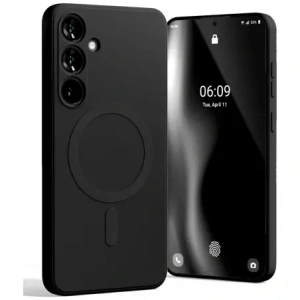 Hurtownia GSM - Mercury MagSafe Polosilikonový kryt pro Samsung Galaxy S25+ Plus černý - MCR297 - {ean13} - Hurt