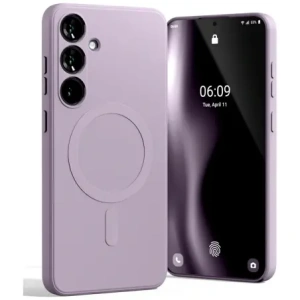 Wholesale Mercury MagSafe Semi-Silicone Case Samsung Galaxy S25+ Plus lilac purple - MCR302 - {ean13} - Hurt