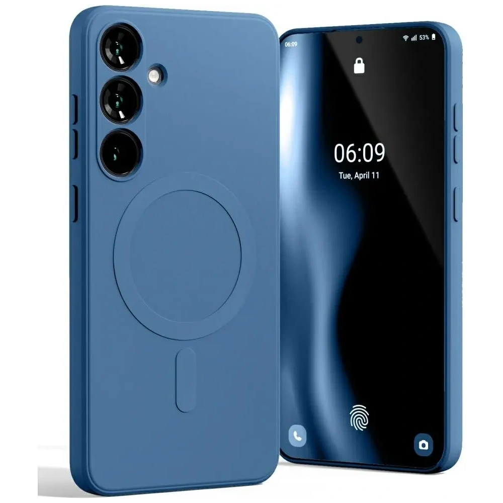 Hurtownia GSM - Mercury MagSafe Semi-Silikonhülle Samsung Galaxy S25+ Plus blau - MCR303 - {ean13} - Hurt