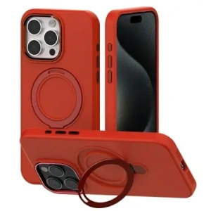 Wholesale Mercury MagSafe Stand Silicone Case Apple iPhone 15 red - MCR324 - {ean13} - Hurt