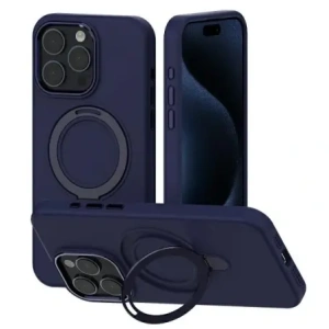 Wholesale Mercury MagSafe Stand Silicone Case Apple iPhone 15 blue - MCR325 - {ean13} - Hurt