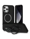 Wholesale Mercury MagSafe Stand Silicone Case Apple iPhone 15 Plus black - MCR326 - {ean13} - Hurt