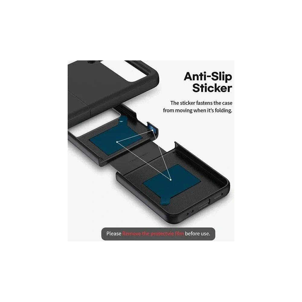 Hurtownia GSM - Carcasă de protecție Mercury PC Hard Bumper pentru Samsung Galaxy Z Flip5, neagră - MCR334 - {ean13} - Hurt