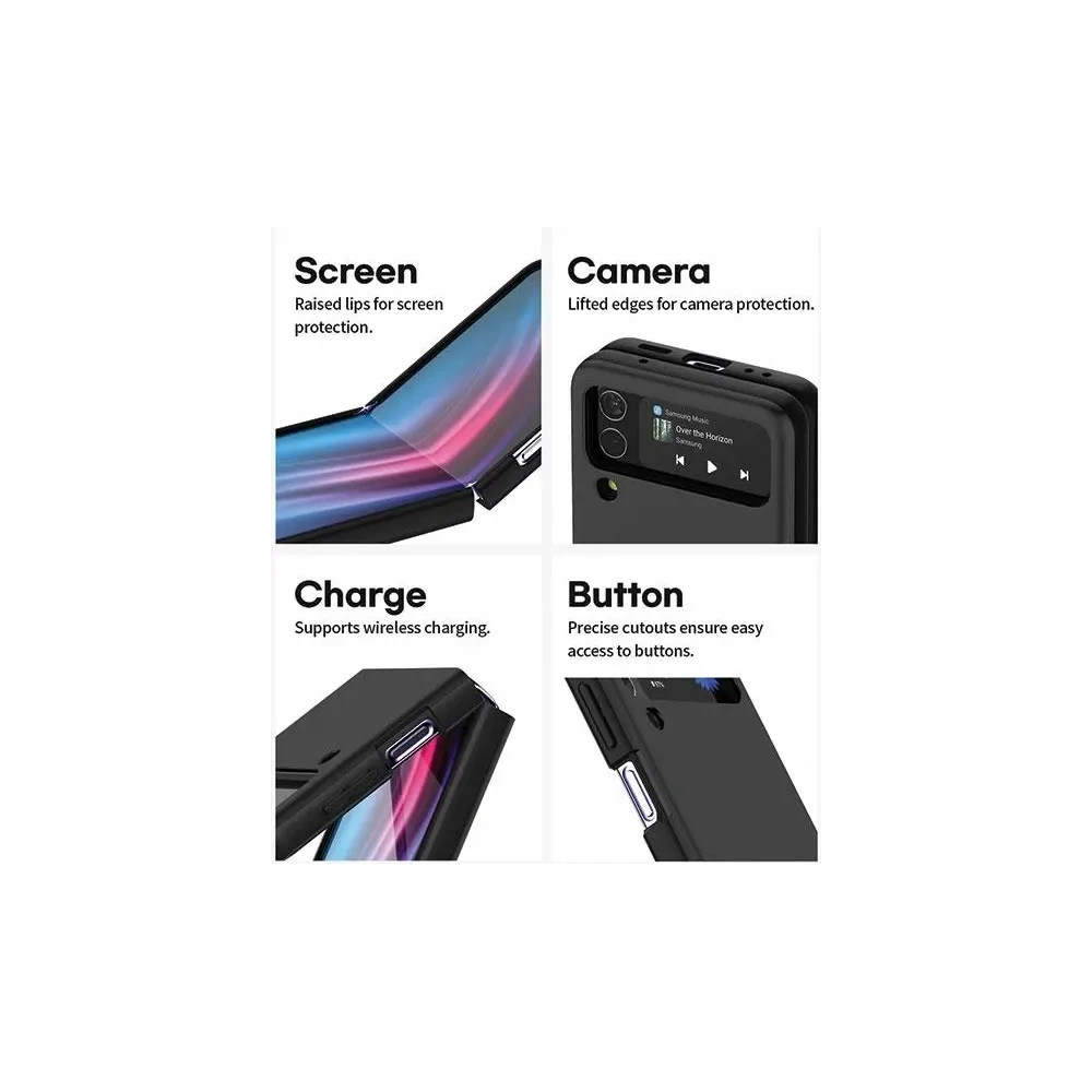 Hurtownia GSM - Carcasă de protecție Mercury PC Hard Bumper pentru Samsung Galaxy Z Flip5, neagră - MCR334 - {ean13} - Hurt