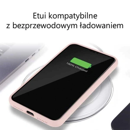 Etui Mercury Silicone do Apple iPhone 15 różowo-piaskowy