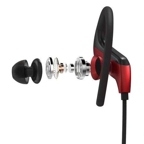 Słuchawki Bluetooth 5.0 BlitzWolf AIRAUX AA-NH1 (czerwono-czarne)