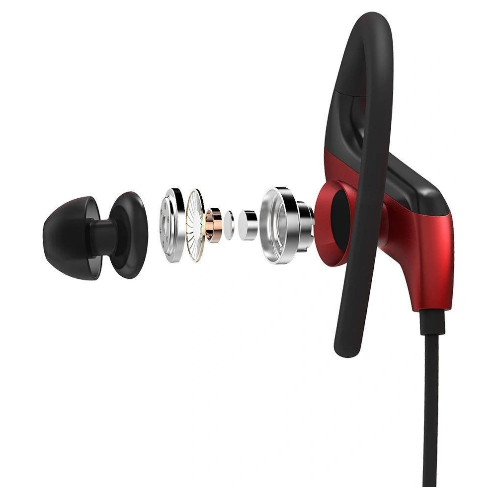 Wholesale Bluetooth V5.0 Ear Hook Earphones BlitzWolf AIRAUX AA-NH1 (red + black) - BLZ244REDBLK - {ean13} - Hurt