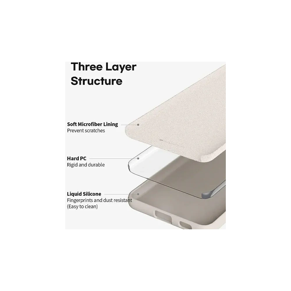 Hurtownia GSM - Carcasă din silicon Mercury pentru Apple iPhone 15 Pro Max gri deschis - MCR368 - {ean13} - Hurt