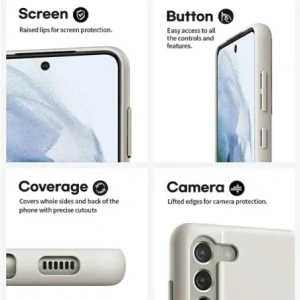 Wholesale Mercury Silicone Case Apple iPhone 15 Pro Max light gray - MCR368 - {ean13} - Hurt