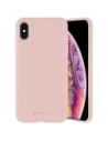Husa din silicon Mercury pentru Apple iPhone 15 Pro Max roz nisipos
