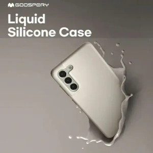 Wholesale Mercury Silicone Case Apple iPhone 15 Pro Max light gray - MCR368 - {ean13} - Hurt