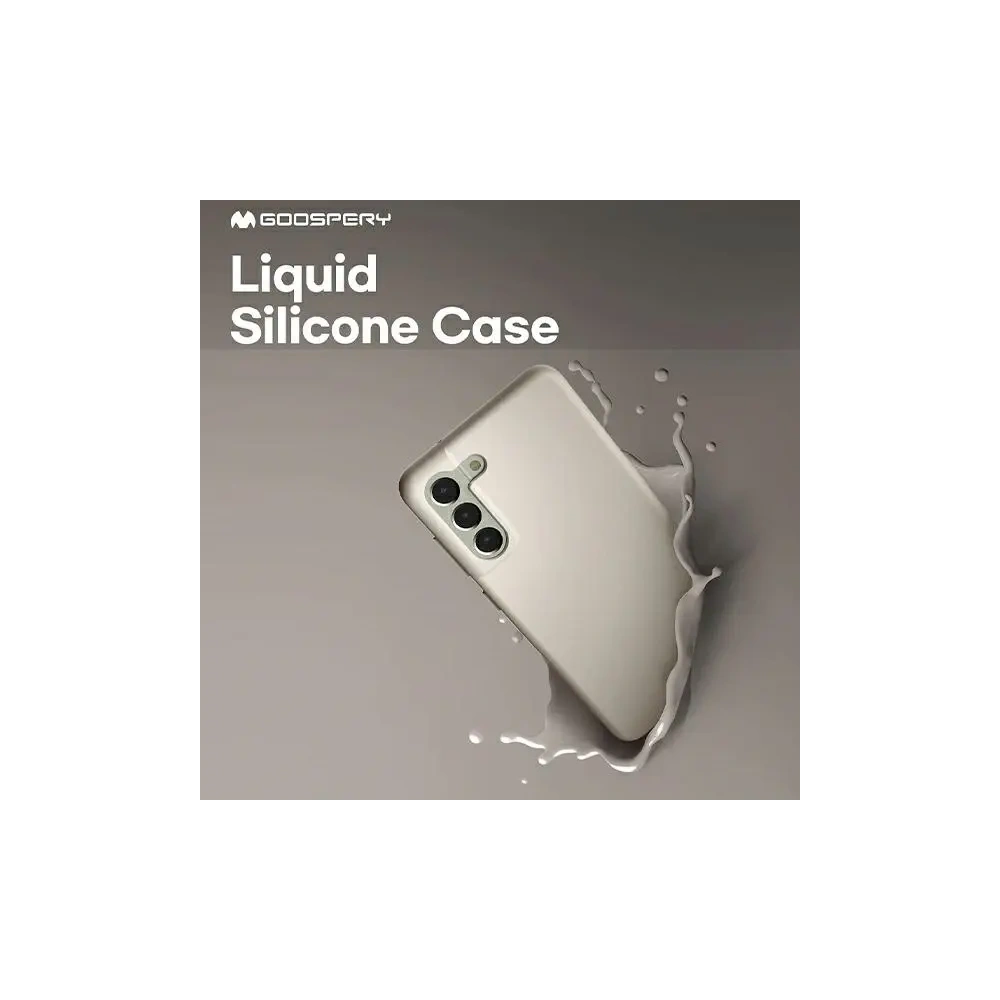 Wholesale Mercury Silicone Case Apple iPhone 15 Pro Max light gray - MCR368 - {ean13} - Hurt