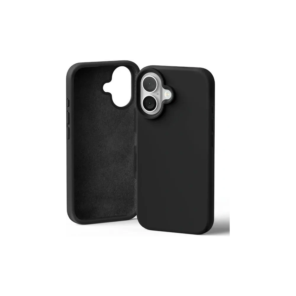 Hurtownia GSM - Husa din silicon Mercury pentru Apple iPhone 16 neagră - MCR372 - {ean13} - Hurt