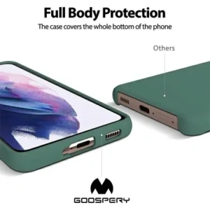 Wholesale Mercury Silicone Case Apple iPhone 15 Pro Max green - MCR371 - {ean13} - Hurt