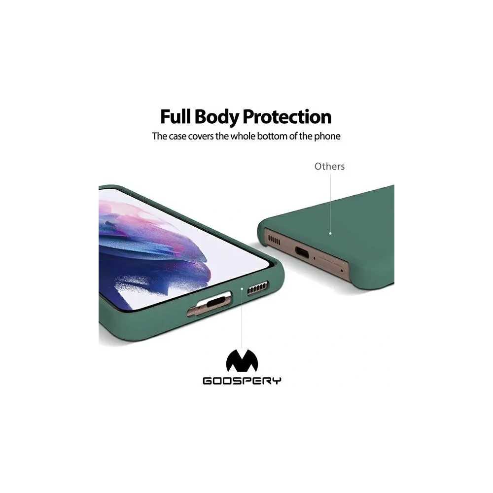 Hurtownia GSM - Husa din silicon Mercury pentru Apple iPhone 15 Pro Max verde - MCR371 - {ean13} - Hurt