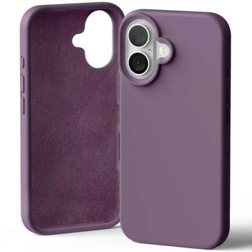 Etui Mercury Silicone do Apple iPhone 16 fioletowy