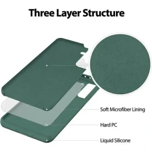 Wholesale Mercury Silicone Case Apple iPhone 15 Pro Max green - MCR371 - {ean13} - Hurt