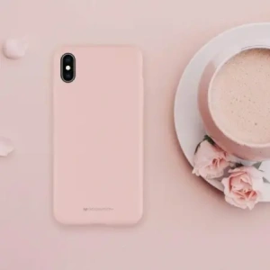 Wholesale Mercury Silicone Case Apple iPhone 15 Pro Max pink sandy - MCR370 - {ean13} - Hurt