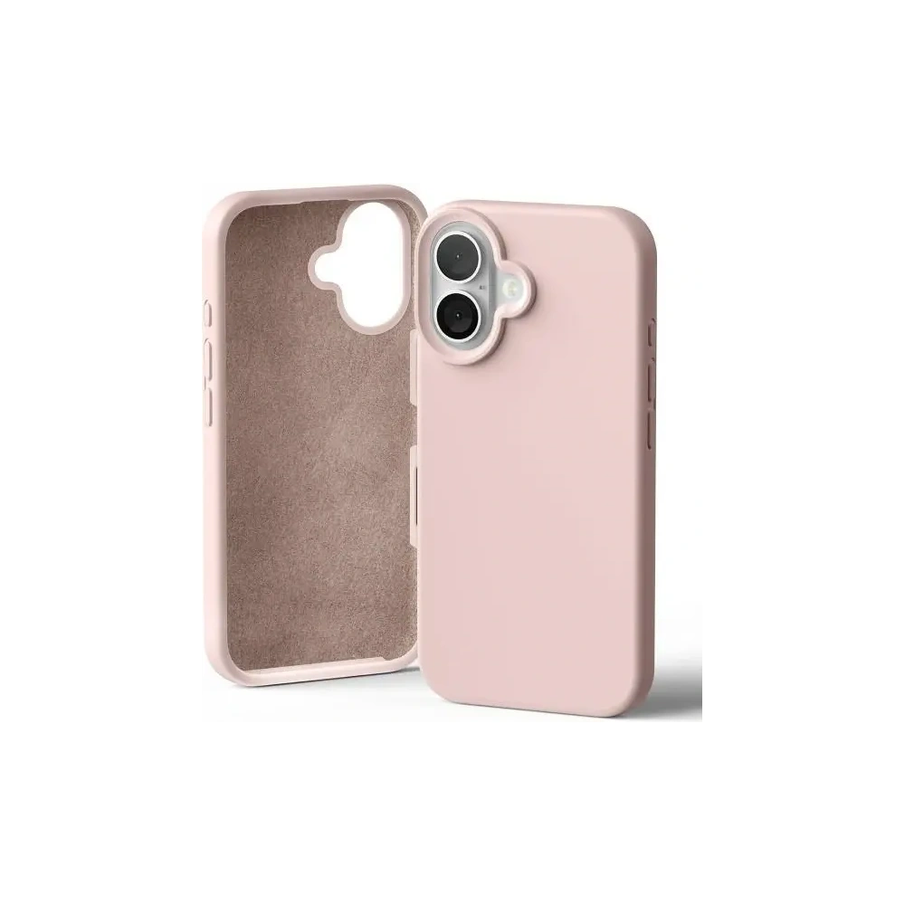 Hurtownia GSM - Husa din silicon Mercury pentru Apple iPhone 16 roz nisipos - MCR378 - {ean13} - Hurt