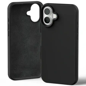 Wholesale Mercury Silicone Case Apple iPhone 16 Plus black - MCR380 - {ean13} - Hurt