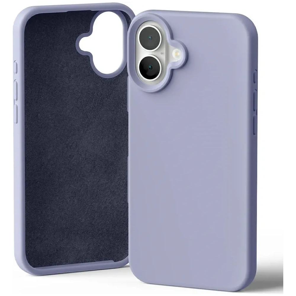 Hurtownia GSM - Carcasa din silicon Mercury pentru Apple iPhone 16 Plus lavandă - MCR385 - {ean13} - Hurt