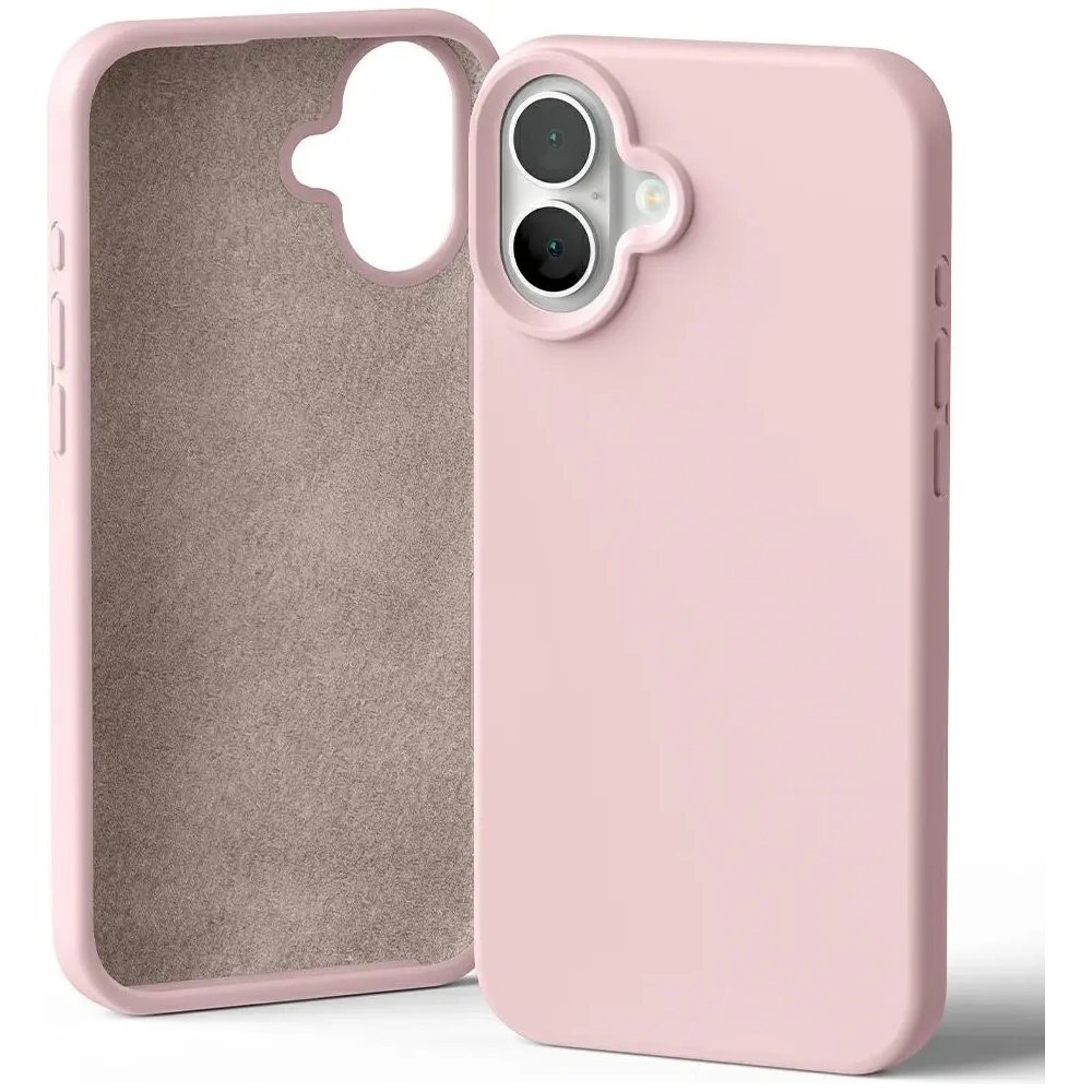 Wholesale Mercury Silicone Case Apple iPhone 16 Plus pink sandy - MCR386 - {ean13} - Hurt