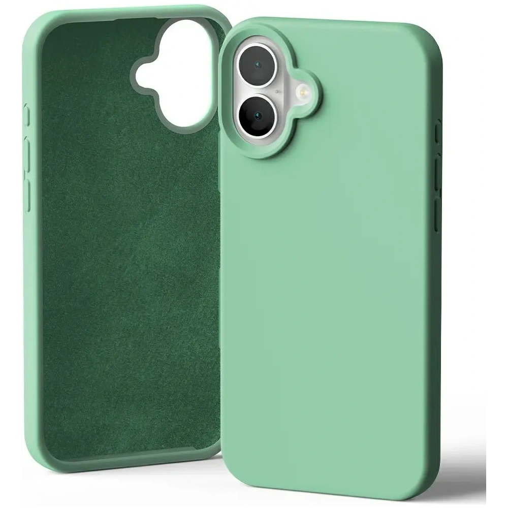 Hurtownia GSM - Carcasă din silicon Mercury pentru Apple iPhone 16 Plus verde - MCR387 - {ean13} - Hurt