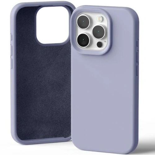 Etui Mercury Silicone do Apple iPhone 16 Pro lawendowy