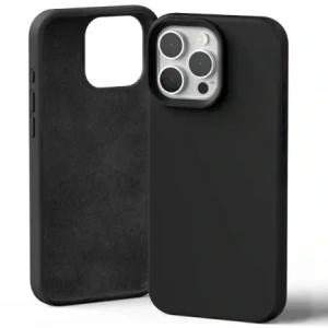 Hurtownia GSM - Carcasă din silicon Mercury pentru Apple iPhone 16 Pro Max, neagră - MCR396 - {ean13} - Hurt