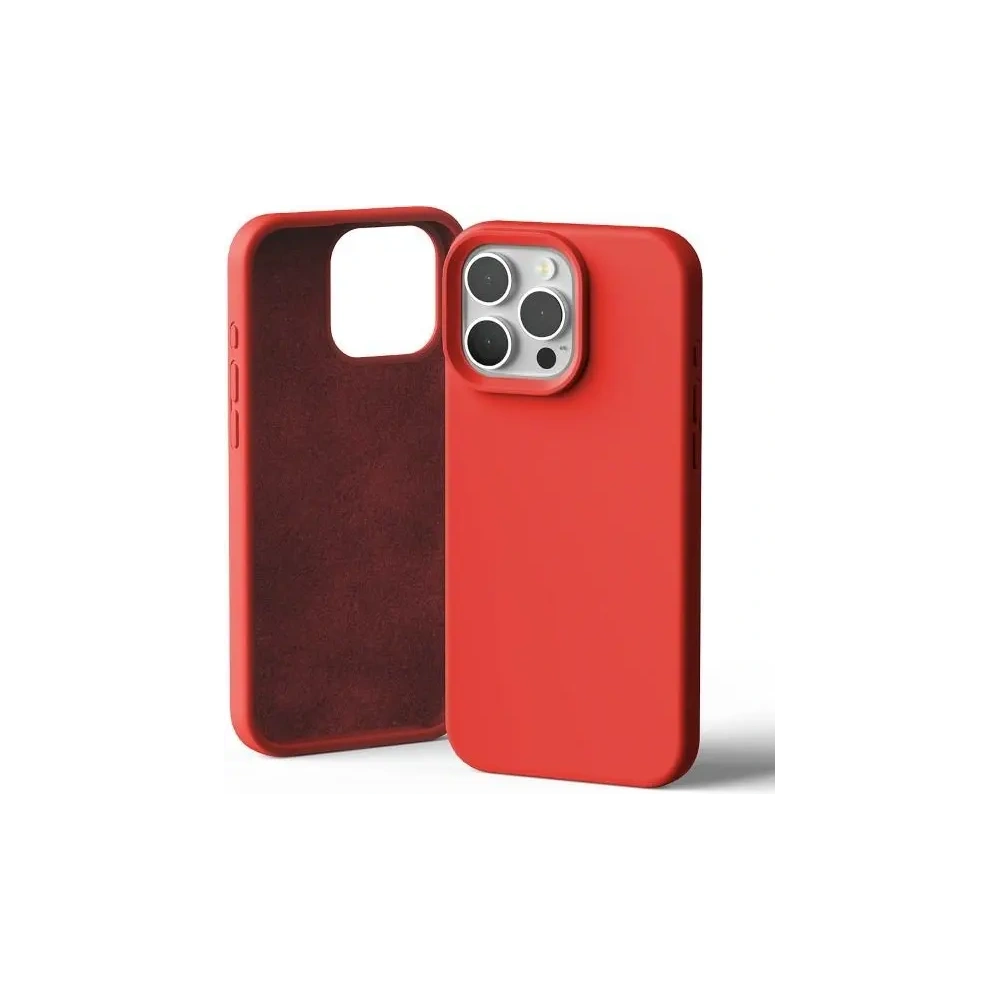 Hurtownia GSM - Husa din silicon Mercury pentru Apple iPhone 16 Pro Max roșie - MCR397 - {ean13} - Hurt