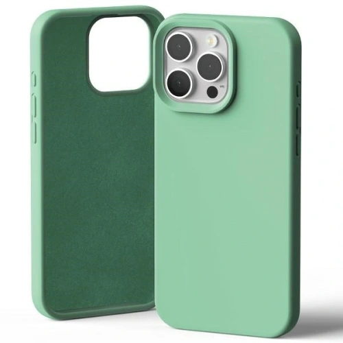 Etui Mercury Silicone do Apple iPhone 16 Pro Max zielony