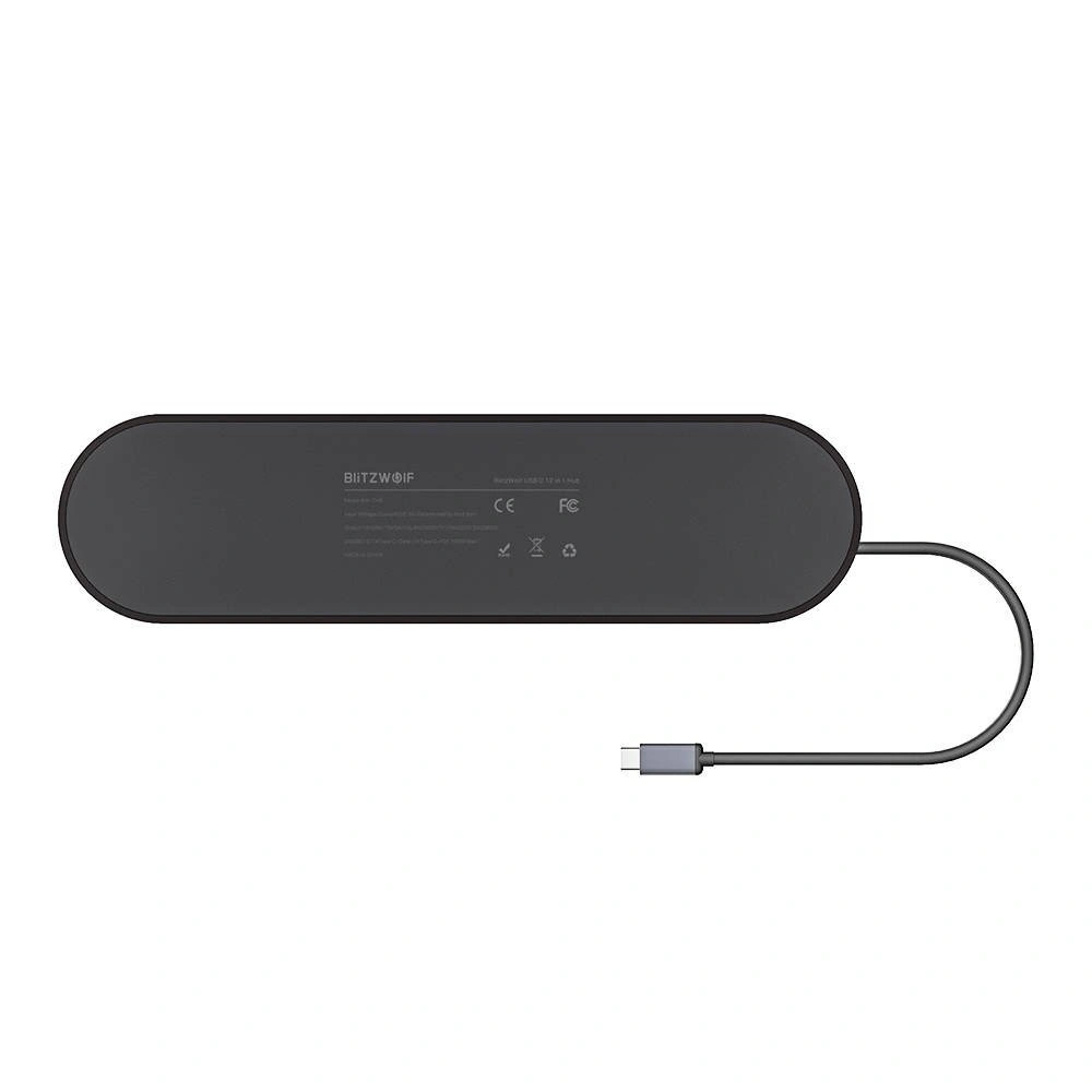 Hurtownia GSM - Adaptér 12w1 Blitzwolf BW-TH9 Hub USB-C na 2x USB 3.0 + 2x USB 2.0, VGA, RJ45, 3,5 mm jack, HDMI - BLZ248 - {ean13} - Hurt