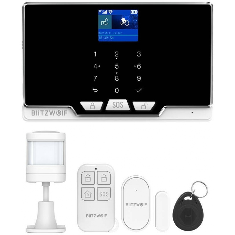 Hurtownia BlitzWolf - 5907489604284 - BLZ249 - Zestaw systemu alarmowego Blitzwolf BW-IS6 WiFi + 2G - B2B homescreen