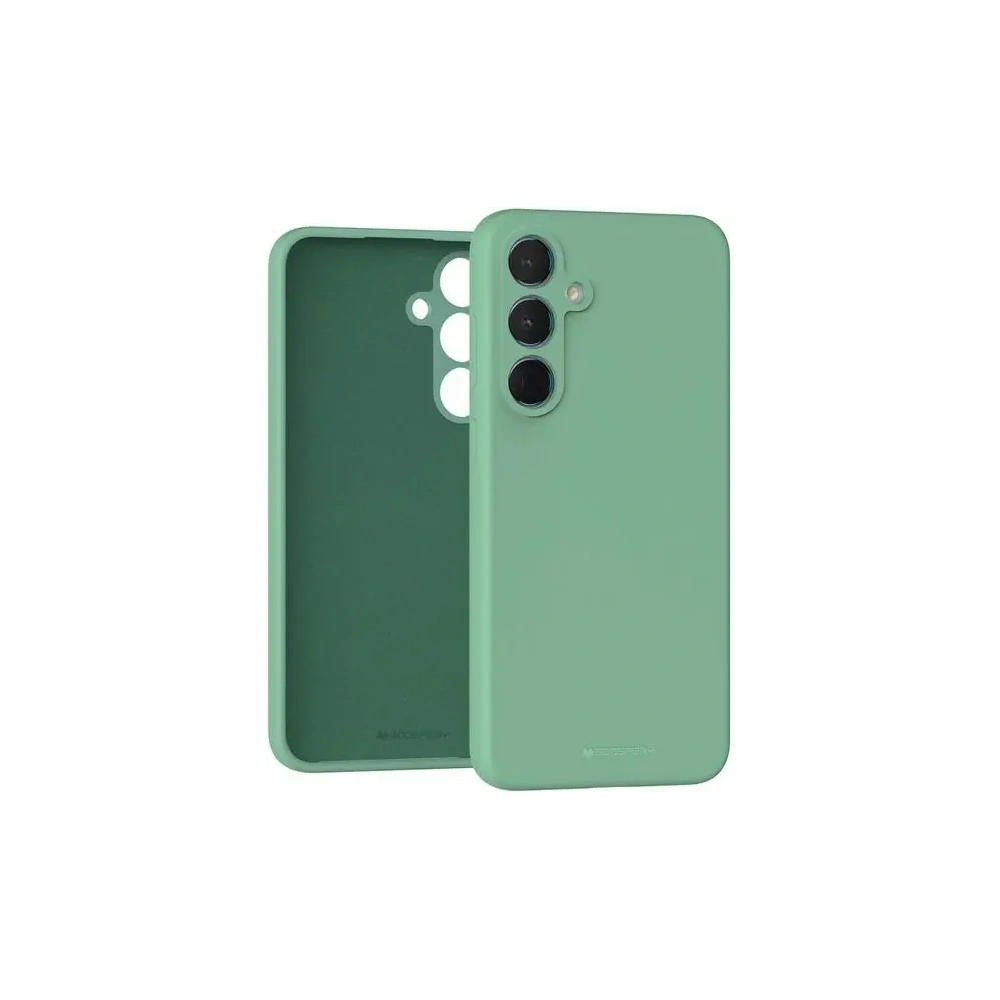 Hurtownia GSM - Husa din silicon Mercury pentru Samsung Galaxy A55 verde - MCR439 - {ean13} - Hurt