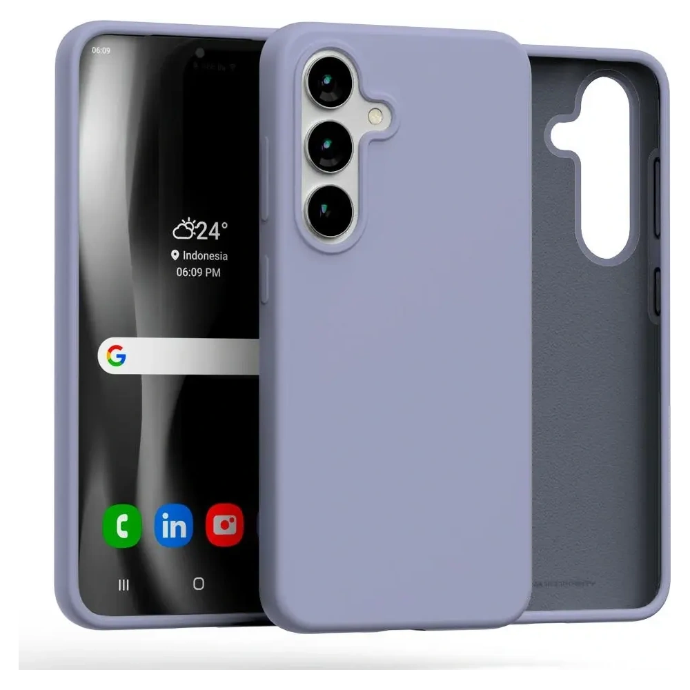 Hurtownia GSM - Etui Mercury Silicone do Samsung Galaxy S25 lawendowy - MCR487 - {ean13} - Hurt
