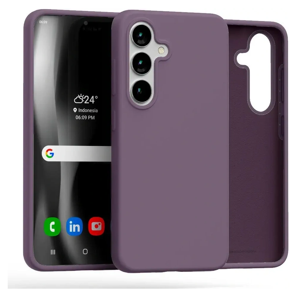 Hurtownia GSM - Etui Mercury Silicone do Samsung Galaxy S25 fioletowy - MCR489 - {ean13} - Hurt