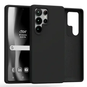 Hurtownia GSM - Etui Mercury Silicone do Samsung Galaxy S25 Ultra czarny - MCR492 - {ean13} - Hurt