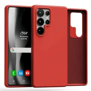 Hurtownia GSM - Etui Mercury Silicone do Samsung Galaxy S25 Ultra czerwony - MCR493 - {ean13} - Hurt